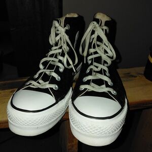 Converse Black Canvas High-Tops